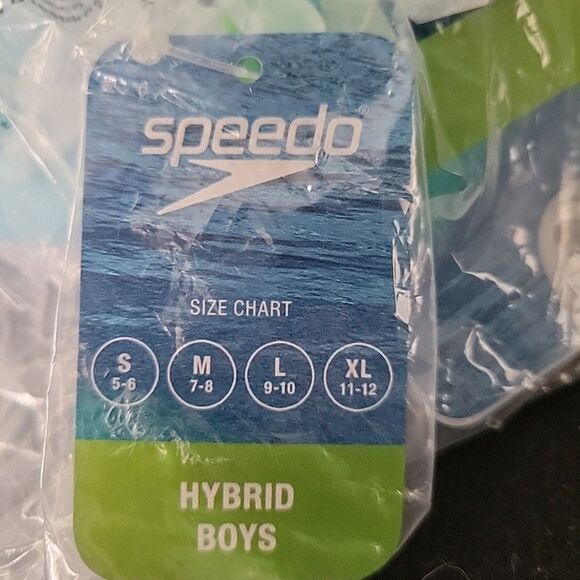 Speedo Kids Hybrid Water Shoes Boys Size XL 11 / 12 Blue Turquoise NEW - Picture 10 of 11